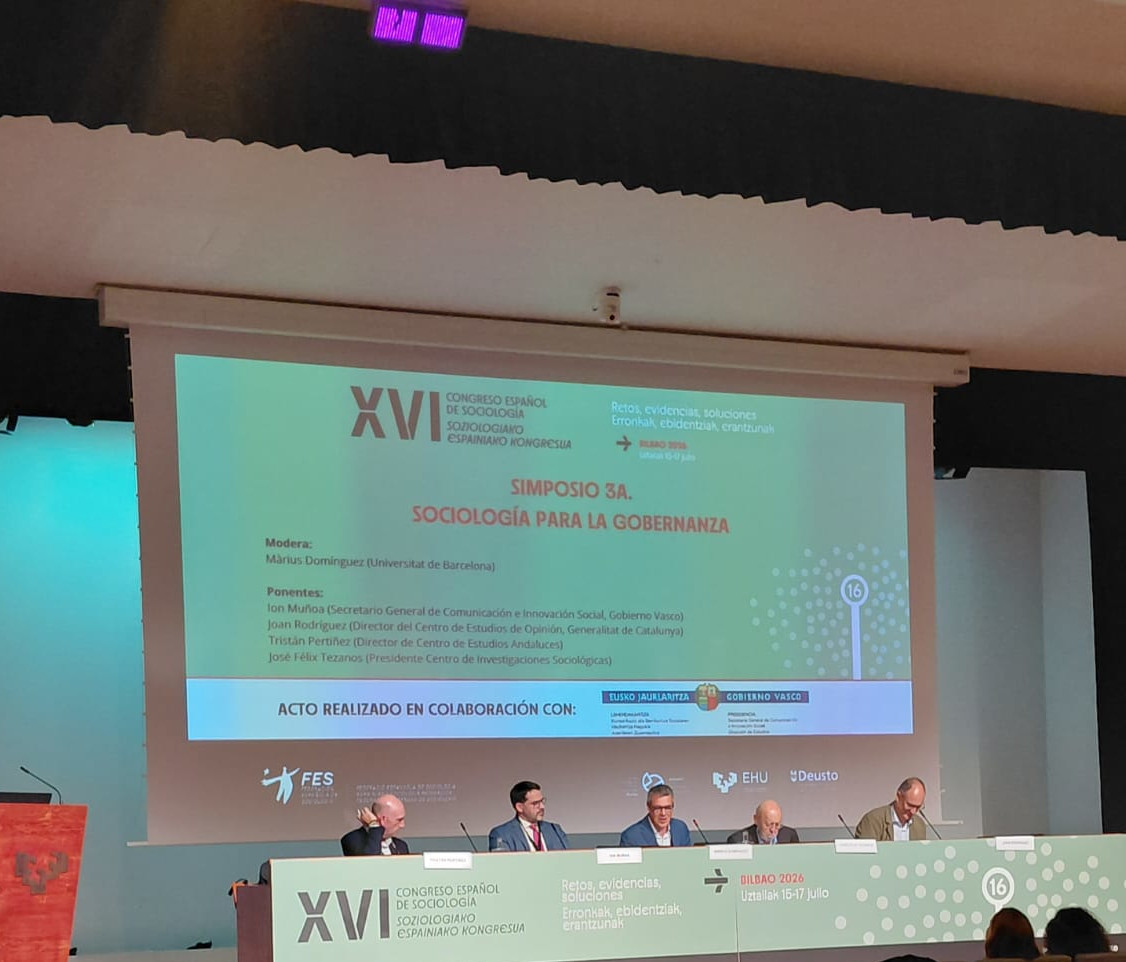 Retos, evidencias, soluciones, lema del XVI Congreso Español de Sociología al que asiste la OAP